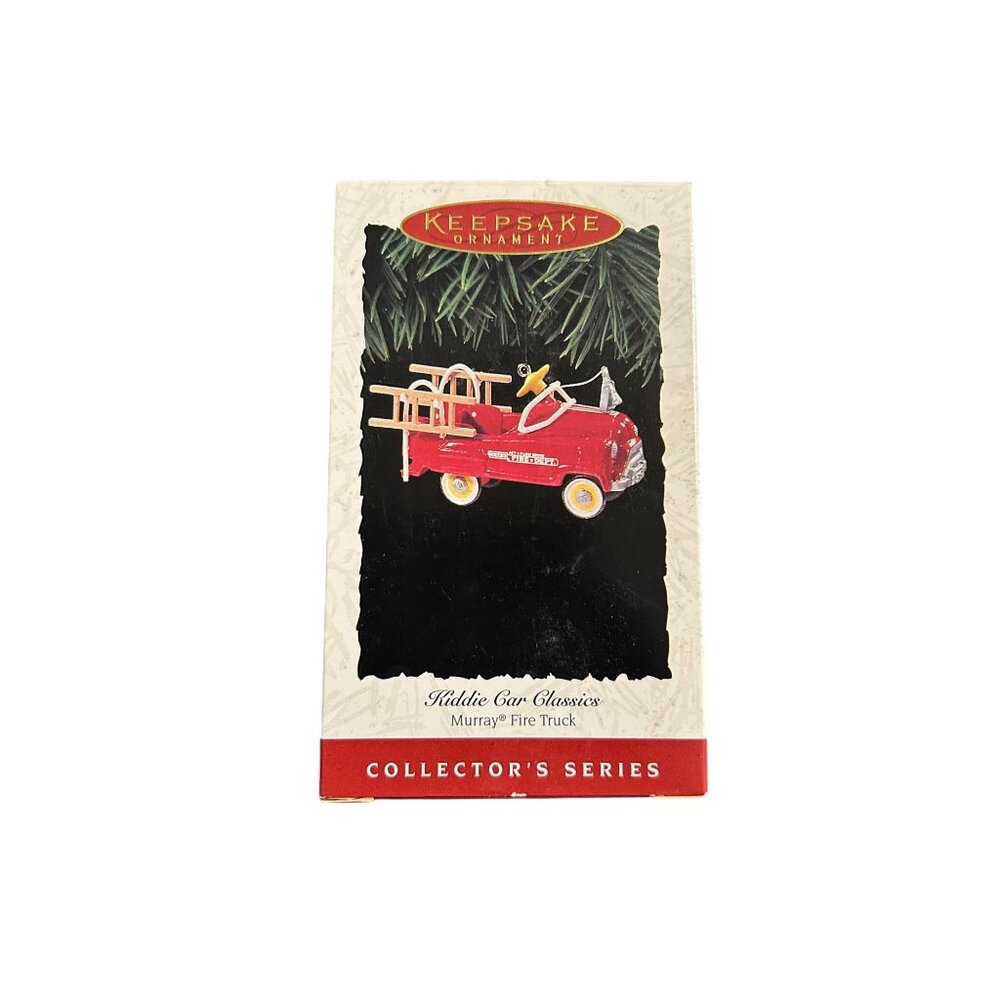 Hallmark Keepsake Ornament 1995 Kiddie Car Classics Murray Fire Truck Collectors